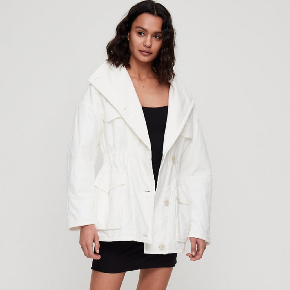 Aritzia Wilfred White Jacket